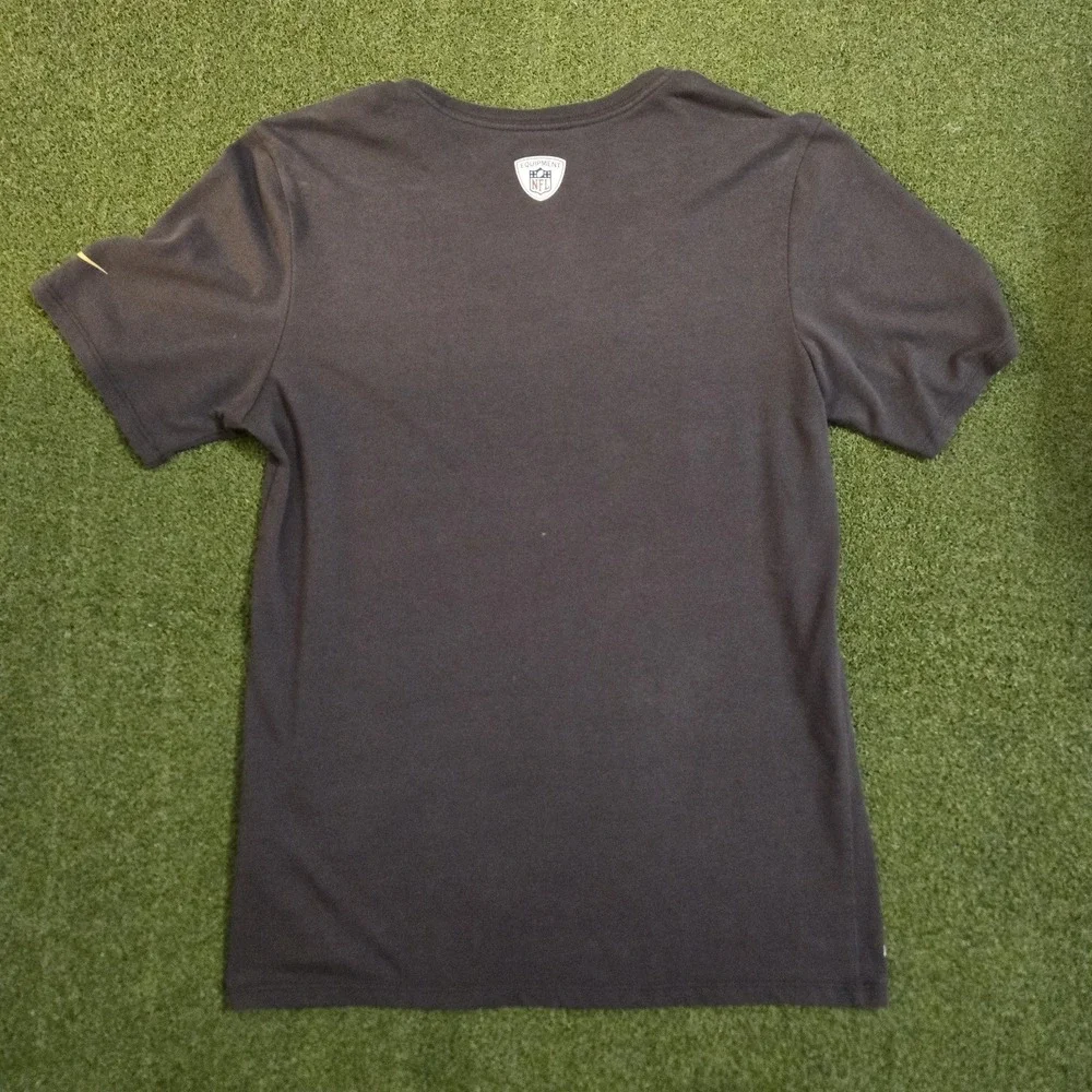 Nike Dri-Fit Los Angeles Rams NFL tee Women's Size Small Gray Short Sleeve